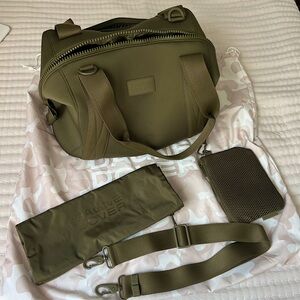 Dagne Dover Landon Carryall in Dark Moss, Medium